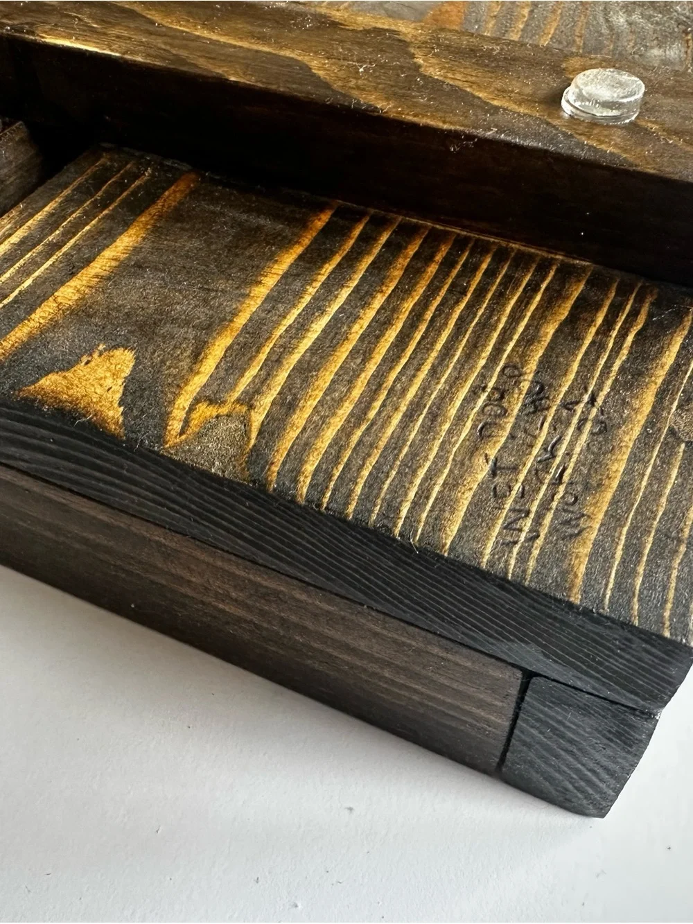 Wet Dog Workshop Handmade Rustic Wood Coffee Table Tray